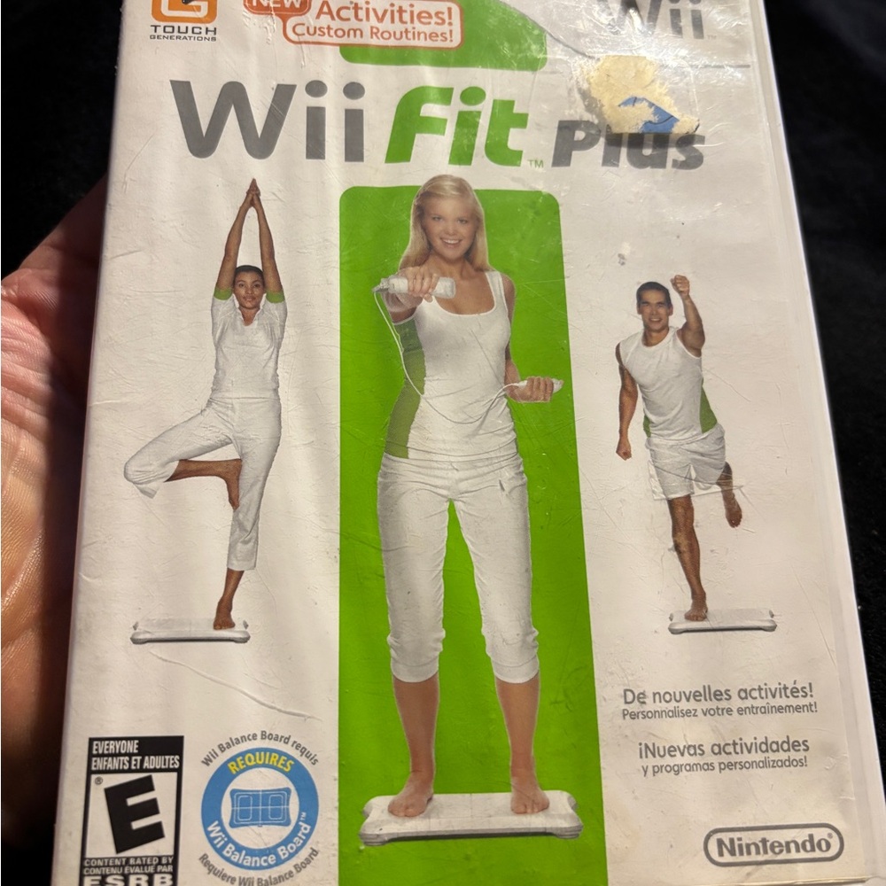 Nintendo Wii Fit Plus Game .